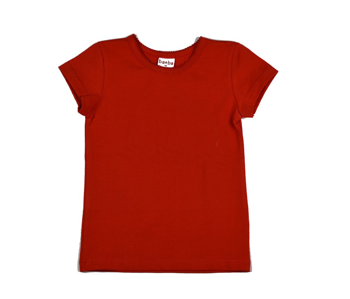 girls plain red t shirt